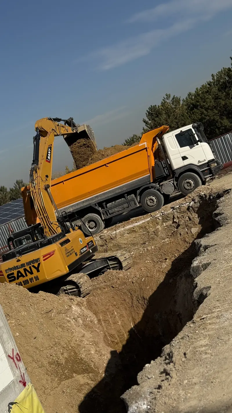 Kanal ve altyapı çalışması
